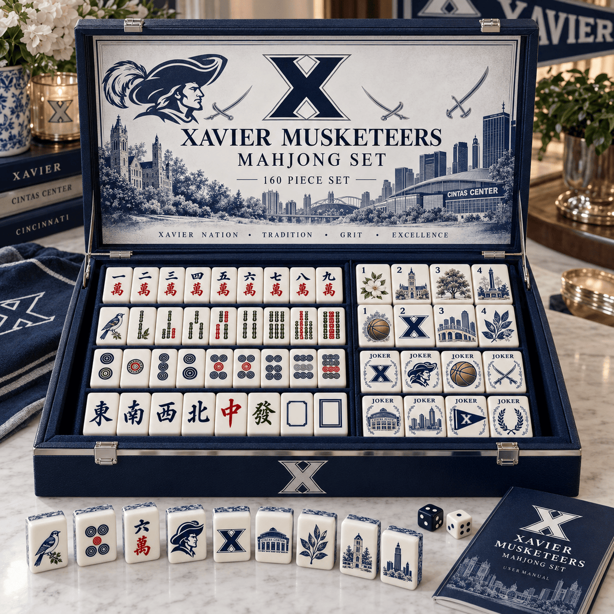 Premium XVR Mahjong Tiles Set TNSM
