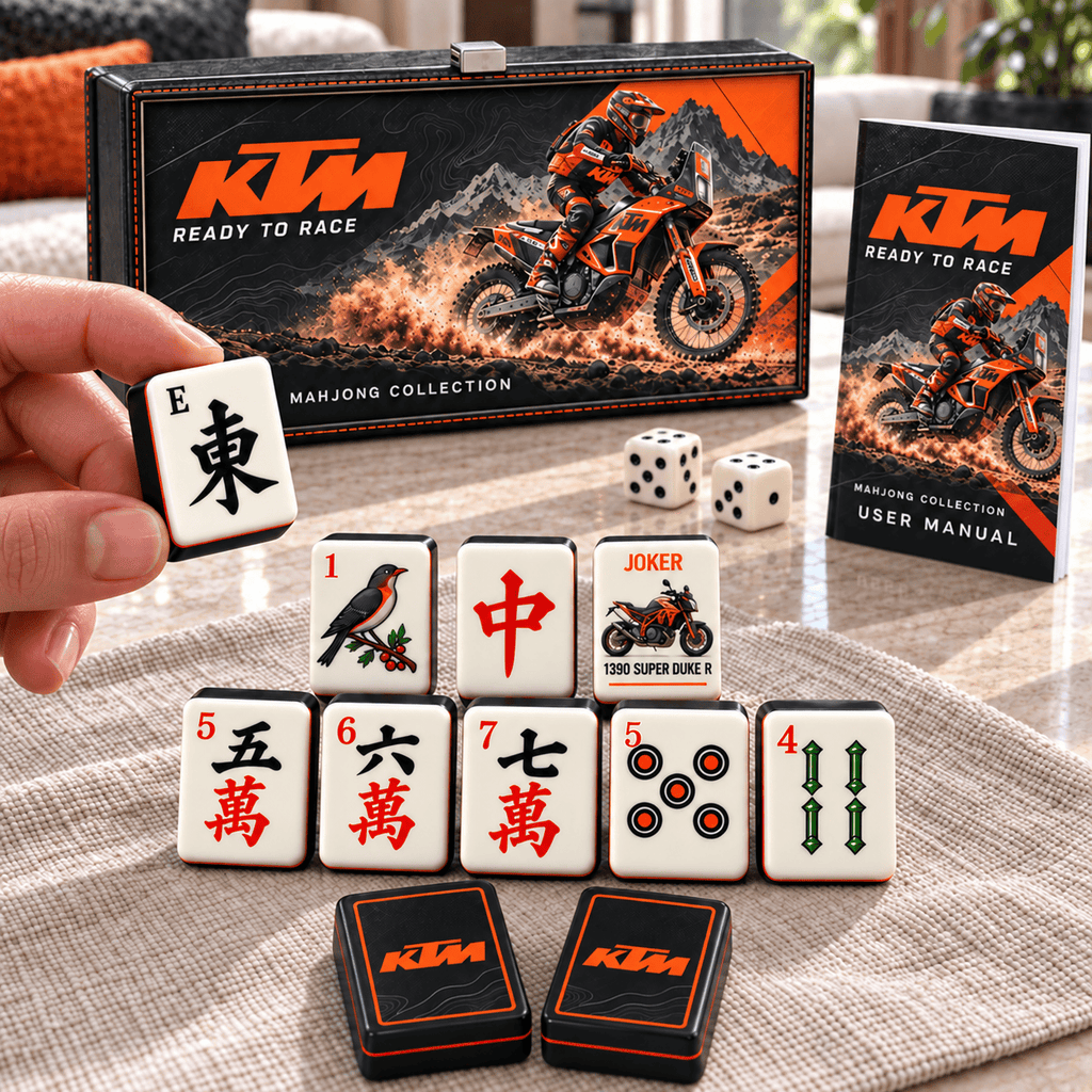 Premium KTM Mahjong Tiles Set TTMH