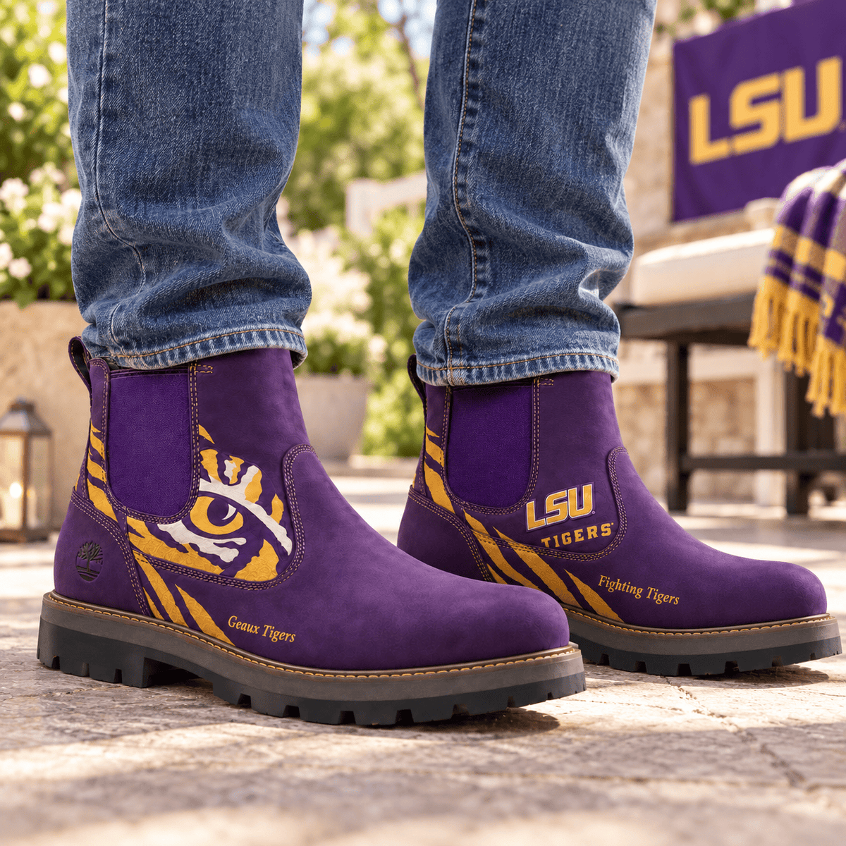 Premium LSU Chelsea Boots TTNL