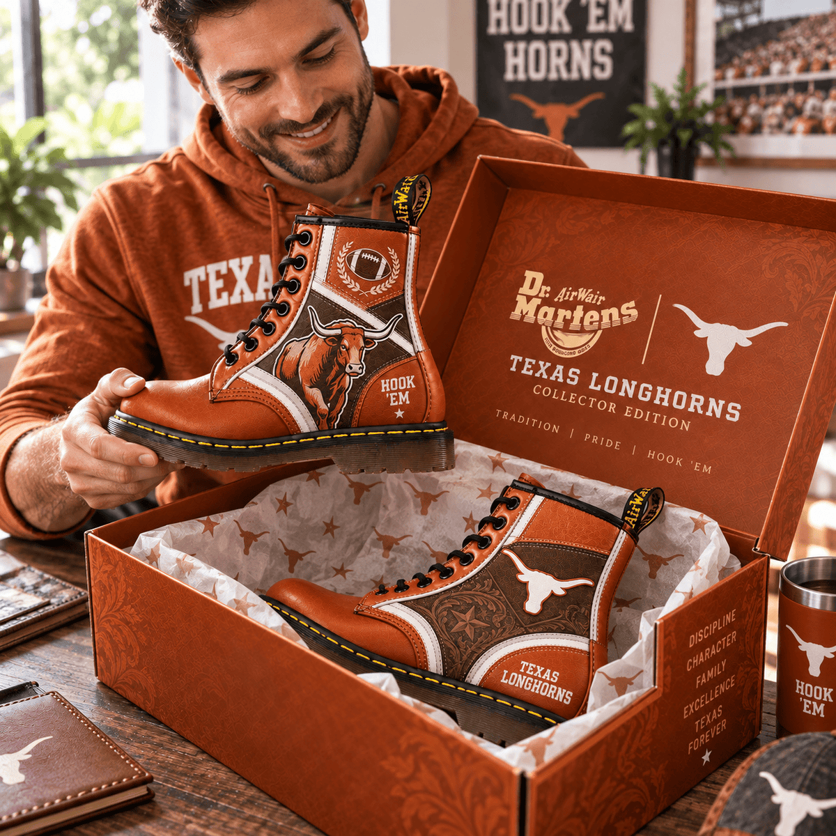 TLS Premium Leather Lace-Up Boots LNTH