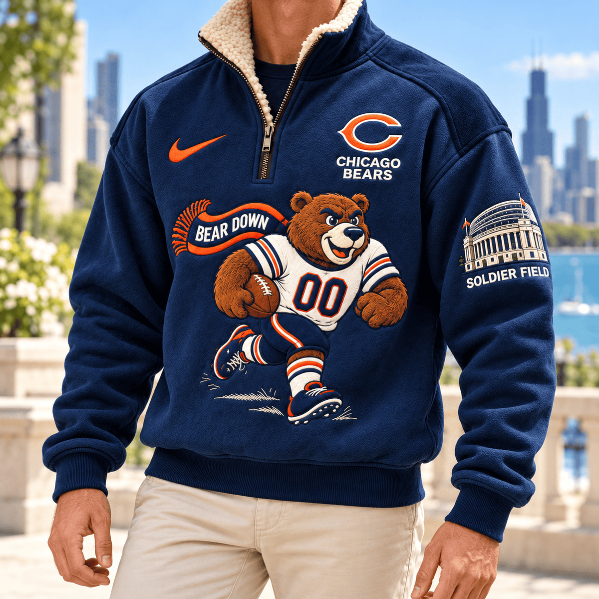 CCB PREMIUM COZY SHERPA COLLAR PULLOVER HQH